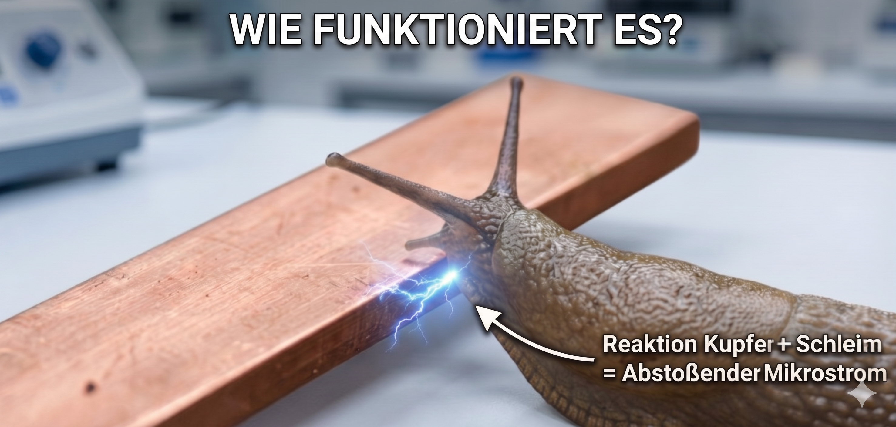 Wie Kupfer Schnecken abwehrt